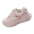 thumbnail image 5 of Women's Shoes Casual Sneakers Thick Soled Durable PU Leather Upper Leisure Sneakers Trainers Shoes Women for Trekking Travel Jogging Camping Pink 35, 5 of 7