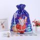 thumbnail image 2 of Bewildely Bolsa de dulces de Navidad con cordón para galletas, aperitivos, bolsa de embalaje, regalo de fiesta impreso de Navidad, decoraciones de Año Kits de decoración para fiestas azul grande Bewildely HA001673-06, 2 of 6