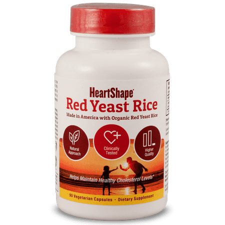 Sylvan HeartShape Red Yeast Rice 90 ct (Best Red Yeast Rice For Cholesterol)