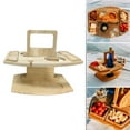 thumbnail image 4 of Portable Outdoor Picnic Table, Wooden Glass Holder,, 4 of 10