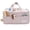 Rosy Lilac, variant on Lily Miles Baby Diaper Caddy Organizer, Quilted Nursery Storage Organizer for Newborn Essentials and Diaper Changing Station, Gift for Baby Shower and Registry Must-Have (Soft Sand)