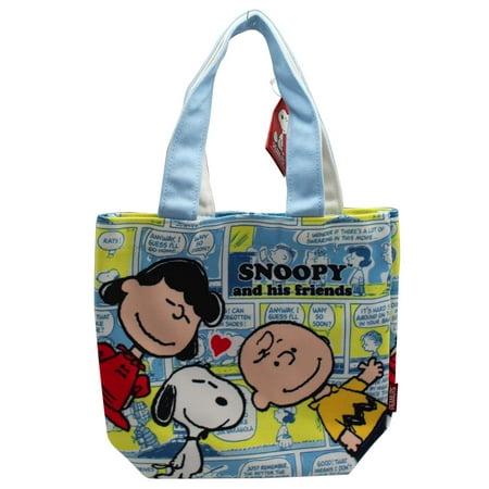 Snoopy And Friends Peanuts Comic Strip Graphic Mini Tote Snoopy And Friends Peanuts Comic Strip Graphic Mini Tote Bag