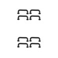 thumbnail image 2 of Maytalsory 1:12 Mini Pulls Arch Shape for Gate Closet Large 4Pcs Black Large 4 Pcs 2Set, 2 of 6