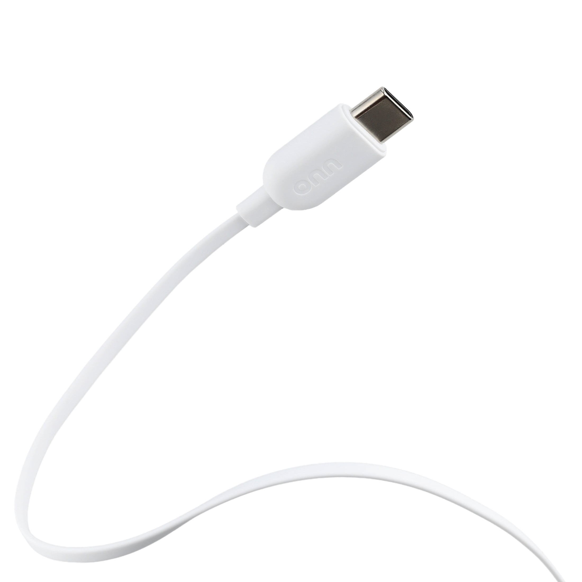 onn Earbuds with USB-C Connector, White