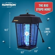 Flowtron Replacement Durable Top Cover for Indoor & Outdoor, 1.5 Acres, Waterproof, Pests Zapper, Black, 1 Count