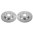 thumbnail image 2 of Power Stop Front Pair of Drilled and Slotted Brake Rotors JBR1555XPR, 2 of 4