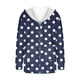 thumbnail image 5 of Cárdigan de mujer con estampado de moda, cálido, con hombros descubiertos, chaqueta de plumón, blusa de manga larga para mujer, 5 of 5