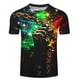 thumbnail image 3 of Tops para hombre, blusas y camisas de manga corta con cuello redondo para hombre Camisa de manga corta estampada para hombre Top/camisa de manga corta con cuello redondo Tops para hombre, 3 of 4