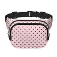 thumbnail image 1 of Xecao Mignon Chat pour Sac Banane Double Couche pour Voyage Cyclisme Activités Extérieures avec Sangle Réglable et Poches Zippées, 1 of 9