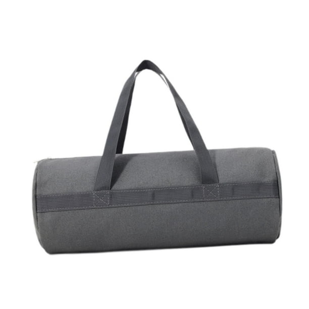 Bolsa para guardar estacas de tienda, bolso de mano con cremallera, equipo de camping Gris