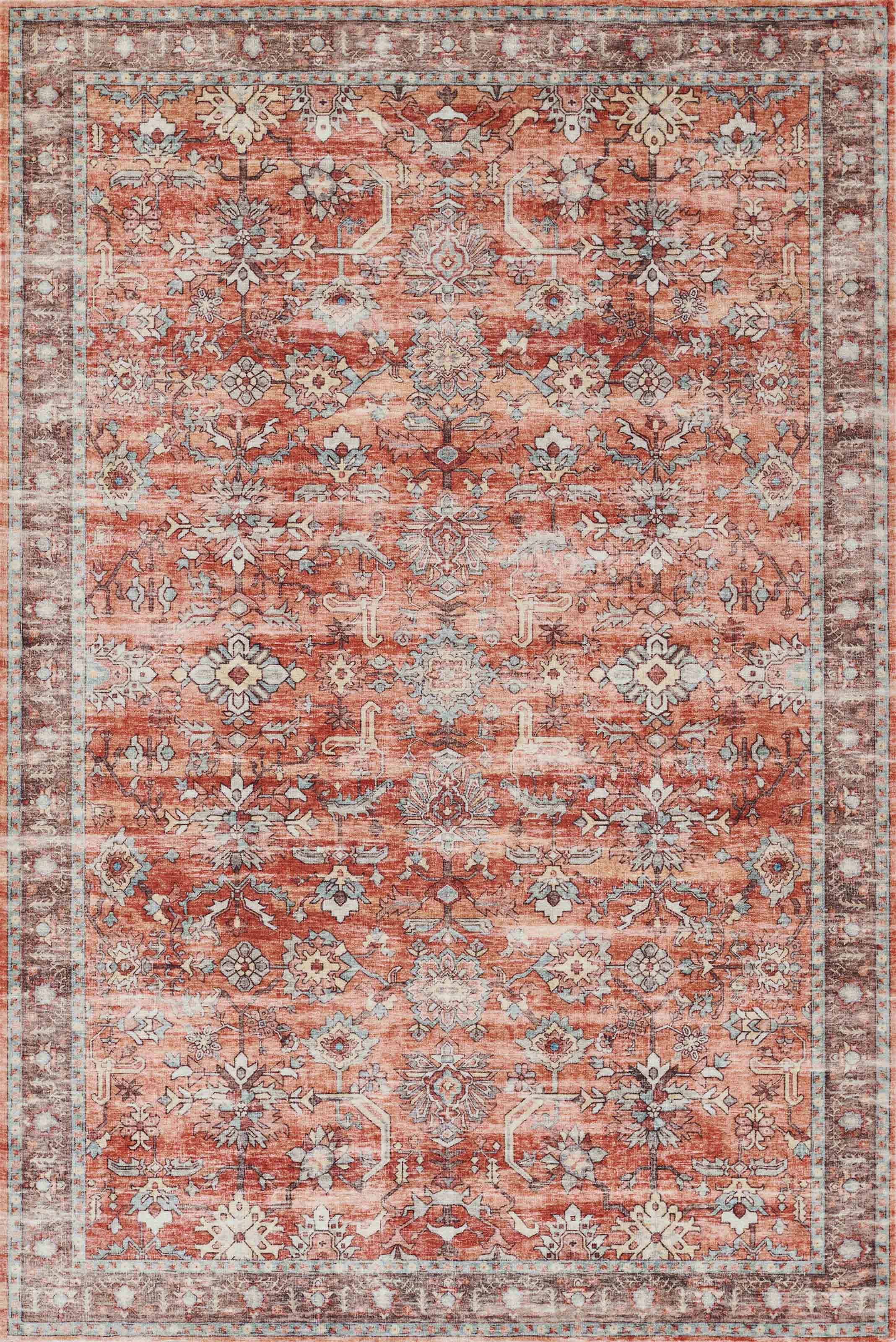 ECARPET Ruby Traditional Area Rug for Living Room, Bedroom, Dining Room, Entrance, Hallway and More.