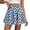 Royal Blue, variant on Women's Summer Boho Flowy Short Skirts High Waist Tie Ruffle Cute Beach Knee Length Skirts Women's Clothing 2026 Trend