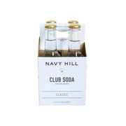 Navy Hill Club Soda, Classic, 8.45oz, 16 Pack