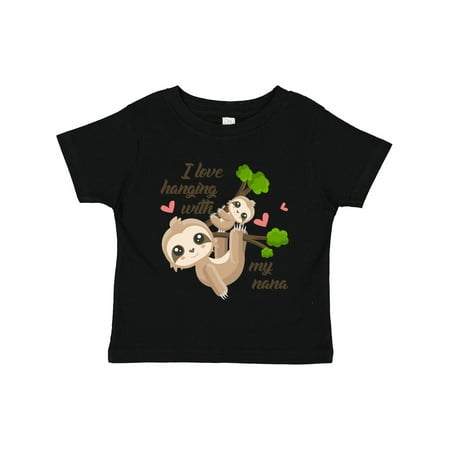 

Inktastic Hanging with My Nana Gift Toddler Boy or Toddler Girl T-Shirt
