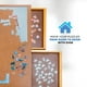 Jumbl 1500 Piece Puzzle Board, 27” x 35” Table de Puzzle en Bois et Plateaux – image 7 sur 7