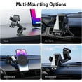 thumbnail image 7 of Alxum Wireless Charging Car Mount, Suction Cup Dash Mount for iPhone13, 12, 11, Samsung Galaxy, Single Piece, 7 of 7