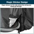 thumbnail image 5 of 2WIN2BUY Air Conditioner Cover, Heavy Duty Waterproof Outdoor Central AC Cover for Outside Units, Weather Resistant 210D Square Black 36"x 36"x 39", 5 of 7