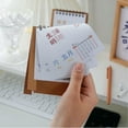 thumbnail image 4 of CAROOTU Mini Desk Calendar 2022 Arts Creative DIY Mini Calendar Cartoon Desktop Ornament Monthly Calendar, 4 of 6