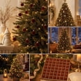 thumbnail image 5 of Hvmvliv 49 Pack Velvet Christmas Balls Flocked Tree Ornaments Plastic Hanging for Xmas Tree Holiday Decor, 5 of 8