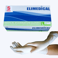 thumbnail image 1 of Elimedical Disposable Latex Gloves Powder Free - Small 100pcs/box, 1 of 5