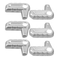 thumbnail image 1 of Unique Bargains 6 Pcs Housse de Poignée d'Interrupteur de Retrait de Toit Rigide pour Jeep Wrangler JL JLU 2018-2023 Ton Argent, 1 of 7