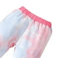 thumbnail image 6 of XBASW Newborn Baby Girls Tie Dye Sweatsuit Outfits Long Sleeve Hoodie Sweatshirt Jogger Pants Spring Fall Clothes Set 0-24 Months, 6 of 8