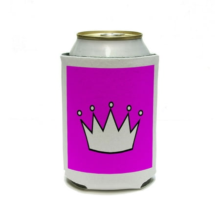 Princess Crown Tiara Can Cooler Drink Insulator Beverage Insulated Holder