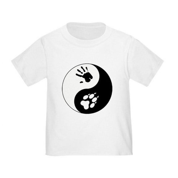 CafePress - Wolf Therian Ying Yang Toddler T Shirt - Cute Toddler T-Shirt, 100% Cotton