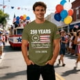 thumbnail image 4 of JAJAHO 4Th Of July T Shirts For Men Short Sleeve Crew Neck We The People Tees 1776-2026 Celebrate America's 250Th Anniversary Top, 4 of 5