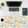 thumbnail image 2 of Mouse Pad Large Vintage Groovy Flowers Non-Slip Gaming Desk Mat with Stitched Edge Laptop Keyboard Desk Pad for Work Home Gaming (35.4 x 15.7 Inches), 2 of 6