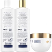 Dove Bond Strength Shampoo & Conditioner Set + 10-in-1 Serum Mask | Damage Therapy Wash & Care Regimen for Chemically Damaged Hair Repair | Bio-Protein & Peptides