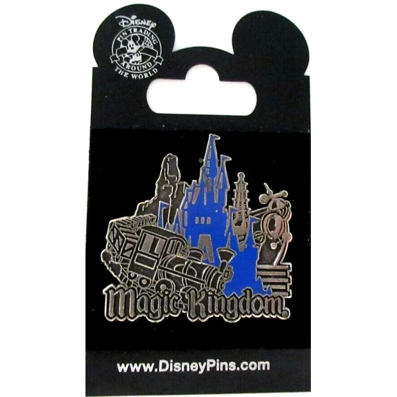 Disney Magic Kingdom 2008 Purple Castle - Big Thunder Mountain Railroad Pin