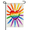 Garden Flag-2, variant on Pool Rules Float Themed Garden Flag 12×18in Double Sided, Waterproof Polyester, Casual Summer Party Decor for Backyard Pool and Patio Area