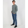 thumbnail image 4 of Real Essentials 3 Pack: Men's Cotton Performance Long Sleeve Crew Neck Pocket T-Shirt Athletic Top (Available in Big & Tall), 4 of 5