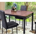 thumbnail image 3 of Comedor Troya MOBILKRAFT 4 Sillas Tubular Cubierta de PVC Modelo Troya PVC Estilo Clasico Negro, 3 of 4