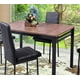 thumbnail image 3 of Comedor Troya MOBILKRAFT 4 Sillas Tubular Cubierta de PVC Modelo Troya PVC Estilo Clasico Negro, 3 of 4