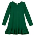 thumbnail image 3 of Soft Cotton A-Line Ruffle Hem Dress, 3 of 8