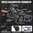 thumbnail image 3 of Pistola De Hidrogel AK47 Rifle Lanzador De Gel Automática, 3 of 6