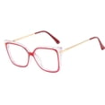 thumbnail image 1 of Gafas Bloqueadoras de Luz Azul Shiratori Rectangulares con Montura Roja, 1 of 7