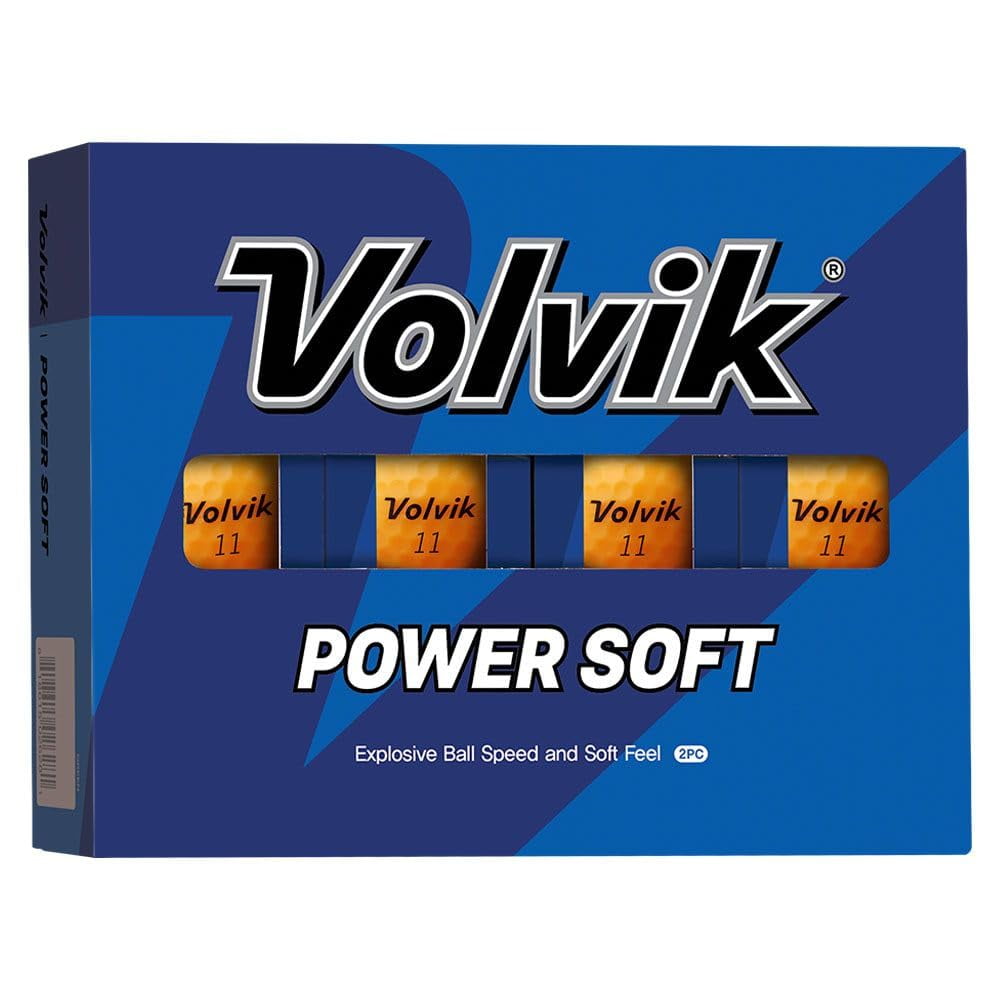 Volvik Golf Power Soft Golf Balls 12 (1 Dozen), Orange -
