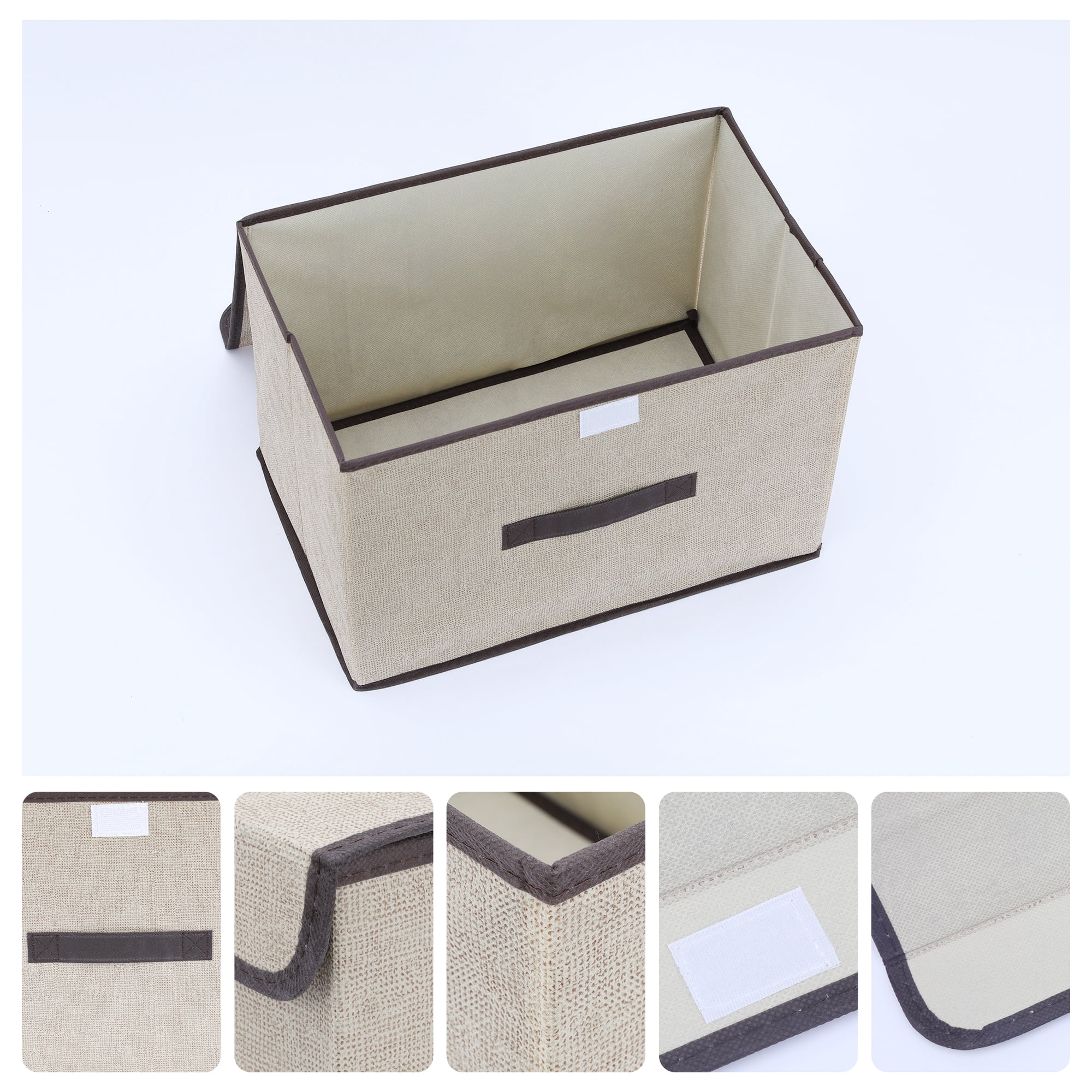 Unique Bargains 1 Pack Clothes Storage Bags Moving Bags Beige 14.2*9.1*9.4in