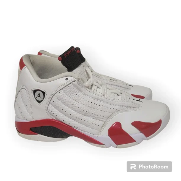 Ni - ke AIR JORDAN 14 RETRO CANDY CANE Sz. Men's 7.5 Women's 9 Ni - ke Shoes 487471-100