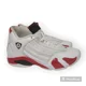 thumbnail image 1 of Ni - ke AIR JORDAN 14 RETRO CANDY CANE Sz. Men's 7.5 Women's 9 Ni - ke Shoes 487471-100, 1 of 5