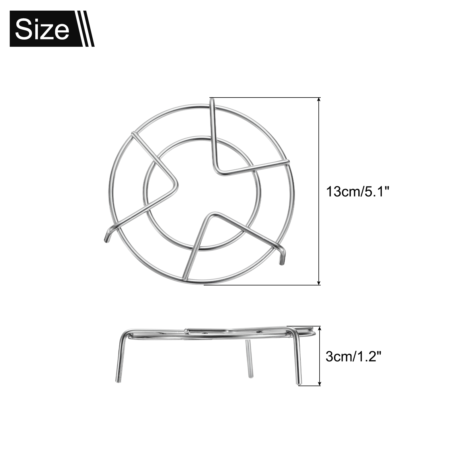 Unique Bargains Stainless Steel Steamer Rack for Pots and Electric Pressure Cookers