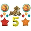 Lion King Balloons 5th Happy Birthday Party Decorations Supplies Simba Nala