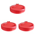 thumbnail image 1 of Kuymtek Tapa para Brotes Tarro Boca Ancha Cubierta para Brotes Malla Alimentaria (rojo) 3 Uds., 1 of 4