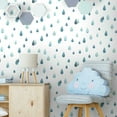 thumbnail image 6 of Clara Jean Raindrops Peel and Stick Wallpaper, 6 of 9