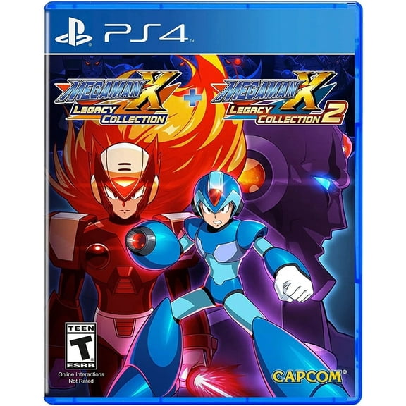 Mega Man X: Legacy Collection 1 2 PS4 Brand New Game (2018 Platform)