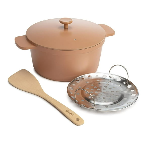 Goodful - Olla todo en uno, antiadherente de revestimiento múltiple, horno holandés fundido de alto