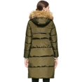 thumbnail image 3 of Orolay Women's Winter Casual Mid Length Down Coat with Hood, 3 of 6